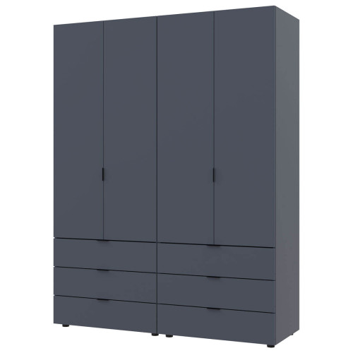 Фото шафи 2+2 ДСП ГЕЛАР ДОРОС (DOROS) графіт