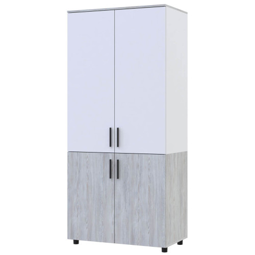 Фото шафи ТОРН 2 ДСП штанга ДОРОС (DOROS) сосна натті / білий