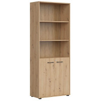 SPACE OFFICE Стеллаж с замком REG2D/200/Z BRW SPACE OFFICE Стеллаж с замком REG2D/200/Z BRW