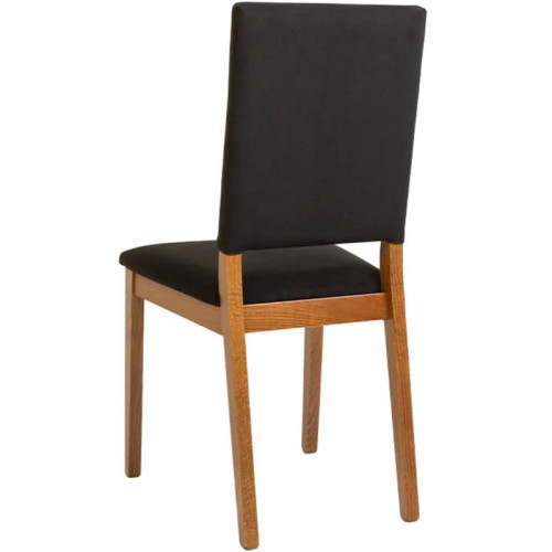 Фото стільця FORN BRW дуб стирлінг / чорний – тильна сторона