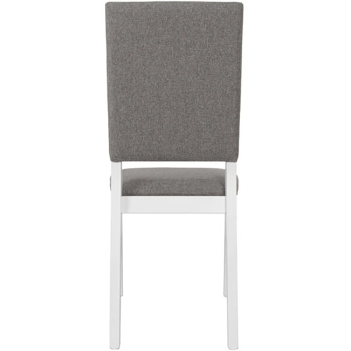 Фото стільця FORN BRW білий / сірий – зворотня сторона