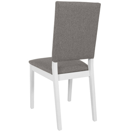 Фото стільця FORN BRW білий / сірий – тильна сторона