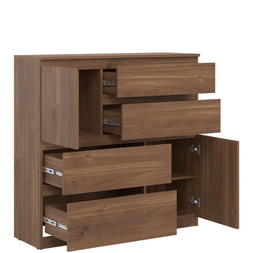 Фото їдальні REMI LIVEO BOGFRAN – наповнення високого комоду дуб кастелло