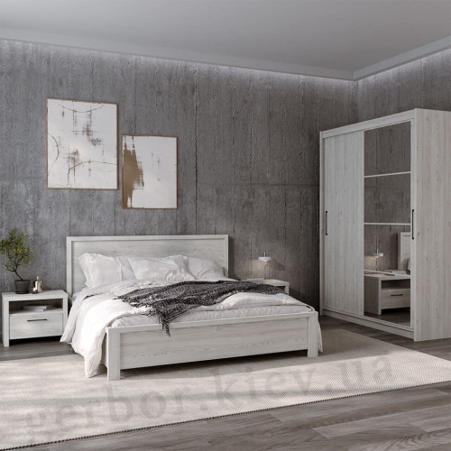 Фото ліжка БЛАНШ LOZ160 (каркас) БРВ (ВМК) в інтер'єрі спальні