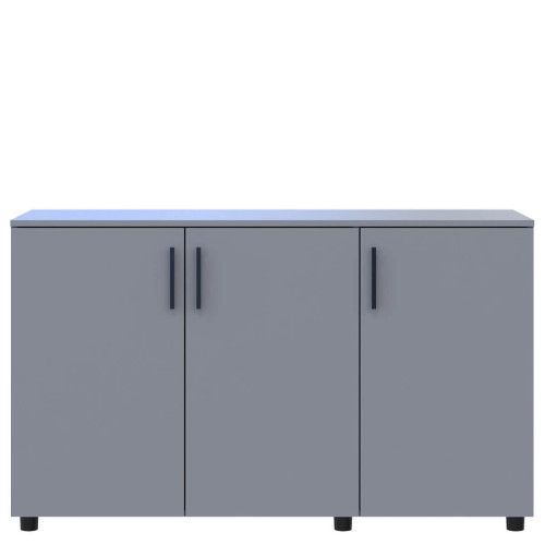 Фото сірої тумби ТОРН 3 ДСП ДОРОС (DOROS) – вигляд спереду