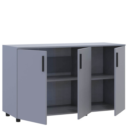 Фото сірої тумби ТОРН 3 ДСП ДОРОС (DOROS) – вигляд збоку наповнення