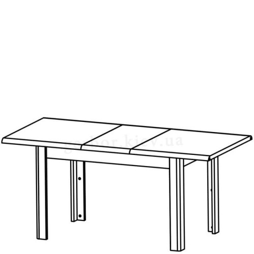Фото обіднього столу ІНДІАНА аризонська (каньйон) JSTO130/170A БРВ (ВМК) – схема