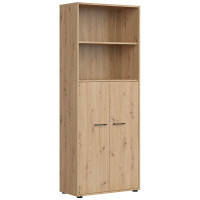 SPACE OFFICE Стеллаж с замком REG2D/200/F12/Z BRW SPACE OFFICE Стеллаж с замком REG2D/200/F12/Z BRW
