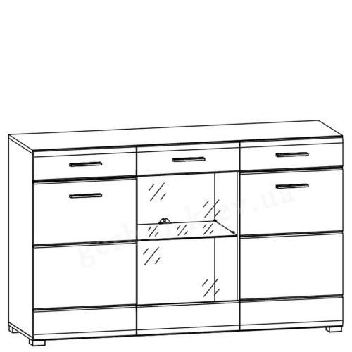 Фото схеми буфета АРКТИКА KOM1W2D2S БРВ (ВМК) 