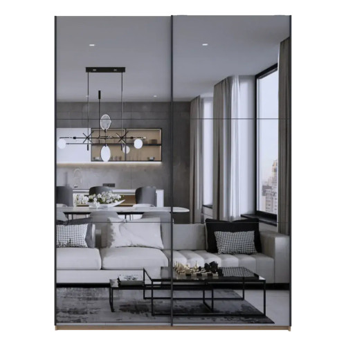 G-КАЙЗЕР Шафа-купе 2 Дзеркала ДОРОС (DOROS) 180х60х240