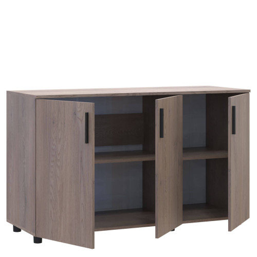 Фото тумби ТОРН 3 ДСП ДОРОС (DOROS) кремона канноло – вигляд збоку наповнення