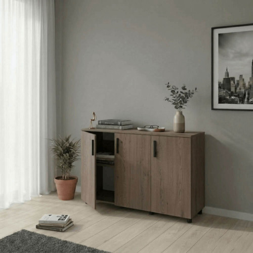 Фото тумби ТОРН 3 ДСП ДОРОС (DOROS) кремона канноло в інтер'єрі – наповнення