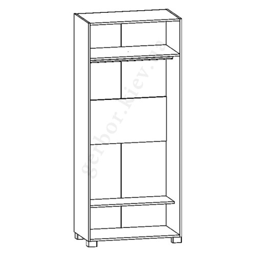 На фото схема наполнения шкафа Х-СКАУТ Х-02 Санти