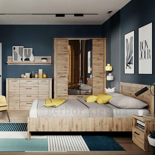 Фото комоду DOORSET 2D4S MEBELBOS в інтер'єрі спальні