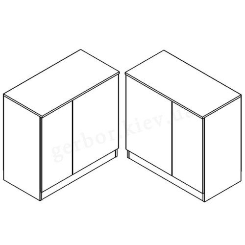 Фото тумби ОФIС НЬЮ KOM2D/78 Гербор – схеми