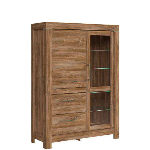 Фото витрины GENT REG1W1D2S/16/12 BRW дуб стирлинг - вид сбоку