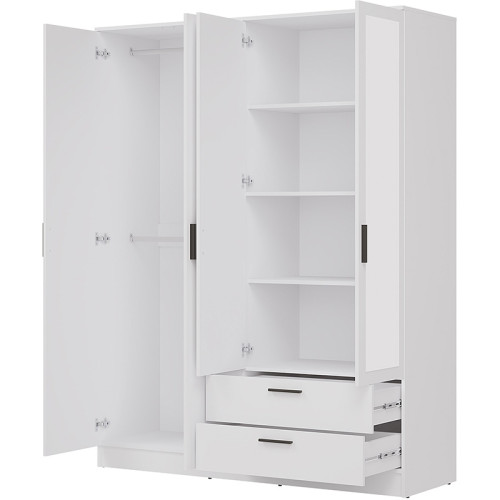 Фото шафи із дзеркалами MONTANA MT04 LIVEO BOGFRAN – вигляд з правого боку наповнення