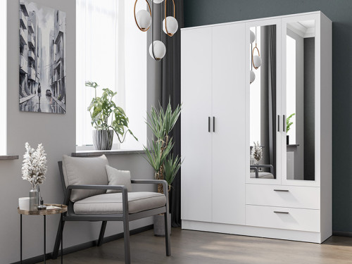 Фото шафи із дзеркалами MONTANA MT04 LIVEO BOGFRAN в інтер'єрі