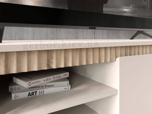 Фото тумби ТВ ЛАУНДЖ RTV2K2So БРВ (ВМК) кашемір / дуб сонома – декоративна планка