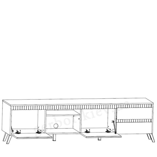 Фото тумби ТВ ЛАУНДЖ RTV2K2So БРВ (ВМК) – схема наповнення
