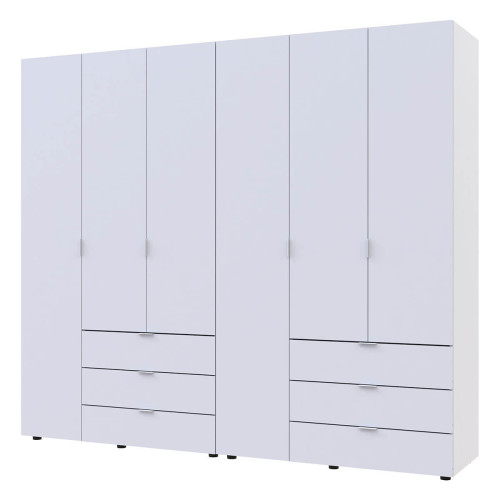 Фото шафи 3+3 ДСП ГЕЛАР ДОРОС (DOROS) білий