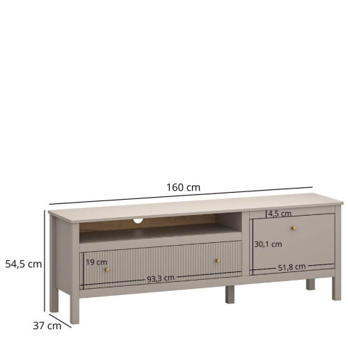 Фото вітальні KLEO MEBELBOS – розміри тумби ТВ