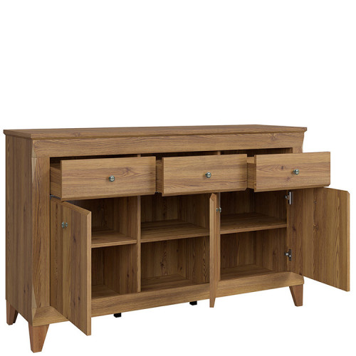 Фото наполнения комода BERGEN KOM3D3S BRW