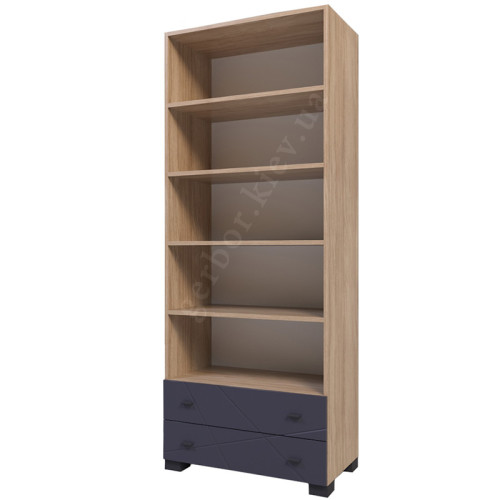 Фото стеллажа Х-СКАУТ Х-03 Санти дуб каменный / графит