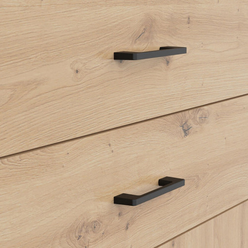 Фото тумбы с замком SPACE OFFICE REG2D2S/120/Z BRW – ручки