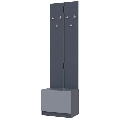 Фото вішака з тумбою СОЛА ДОРОС (DOROS) графіт / сірий