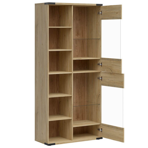 Фото вiтрини з підсвіткою LARA REG2W/90_LED BRW – наповнення