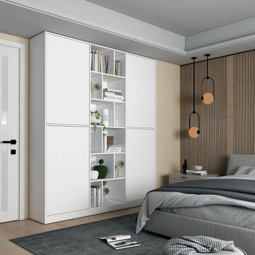 Фото білої шафи МОРГАН ДОРОС (DOROS) в інтер'єрі