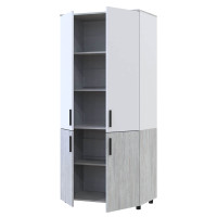 ТОРН Шафа 2 ДСП полиці ДОРОС (DOROS) сосна натті / білий