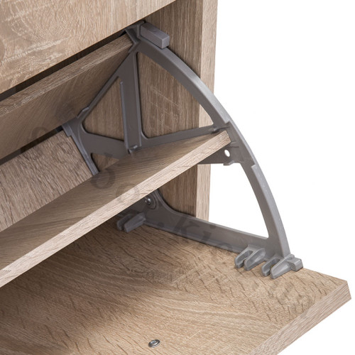 Фото двухрядной кассеты тумбы для обуви SZFK BUT_2K TOP-MIX VMV Holding дуб сонома