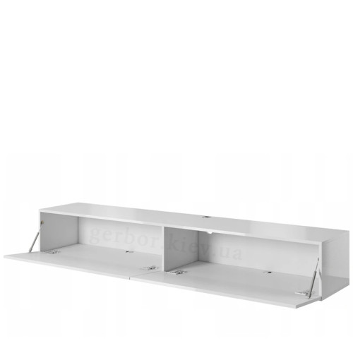 Фото наполнения тумбы ТВ 200 SLIDE CAMA MEBLE белый глянец