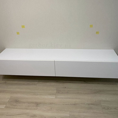 Фото тумбы ТВ 200 SLIDE CAMA MEBLE белый глянец от покупателя