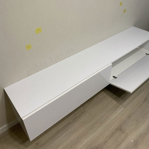 Фото тумбы ТВ 200 SLIDE CAMA MEBLE белый глянец от покупателя – вид сверху