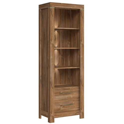 Фото стеллажа GENT REG2S/20/7 BRW дуб стирлинг - вид сбоку