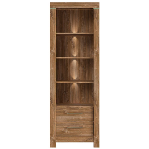 Фото стеллажа GENT REG2S/20/7 BRW в цвете дуб стирлинг