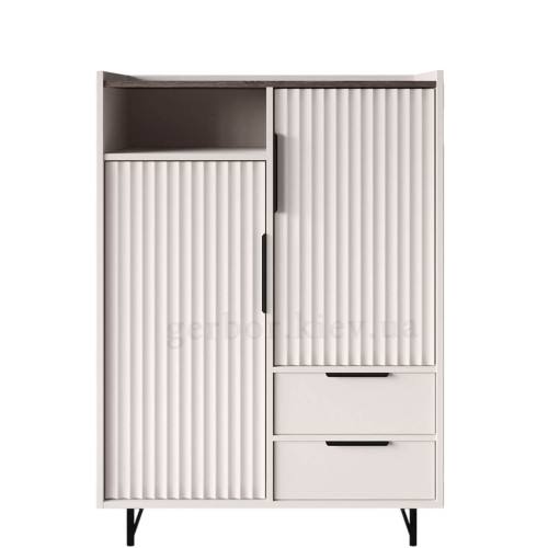 Фото тумби ФРЕСКО KOM2D2S БРВ (ВМК) кашемір / каштан арвадонна мінк