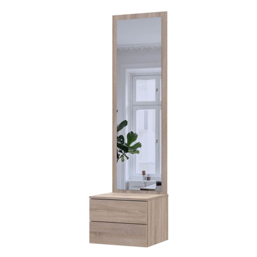 Фото навісної тумби з дзеркалом СОЛА ДОРОС (DOROS) дуб сонома