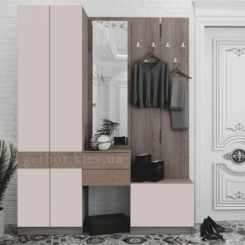 СОЛА Тумба з дзеркалом навісна ДОРОС (DOROS)