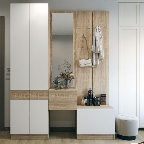 СОЛА Тумба з дзеркалом навісна ДОРОС (DOROS)