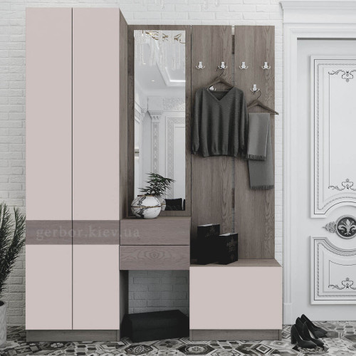 СОЛА Тумба з дзеркалом навісна ДОРОС (DOROS)