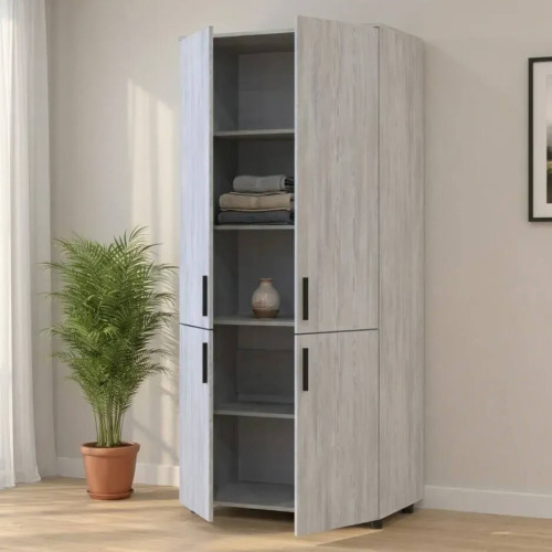 Фото наповнення шафи ТОРН 2 ДСП полиці ДОРОС (DOROS) сосна натті в інтер'єрі