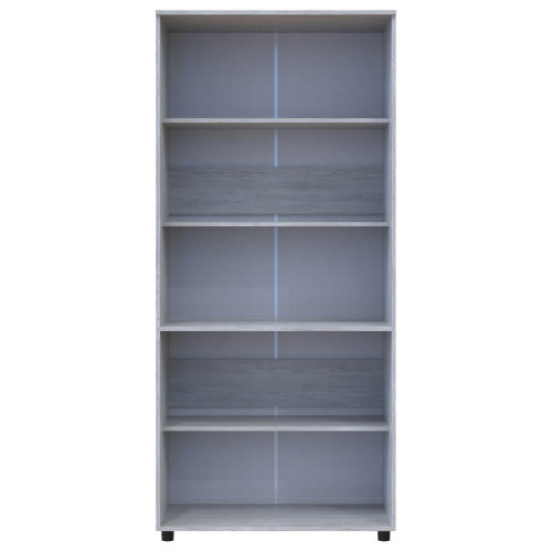 Фото шафи ТОРН 2 ДСП полиці ДОРОС (DOROS) сосна натті – вигляд спереду наповнення