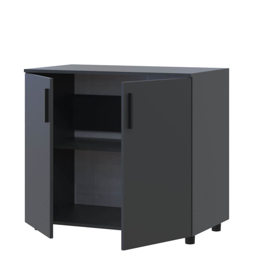 Фото тумби ТОРН 2 ДСП ДОРОС (DOROS) антрацит – наповнення