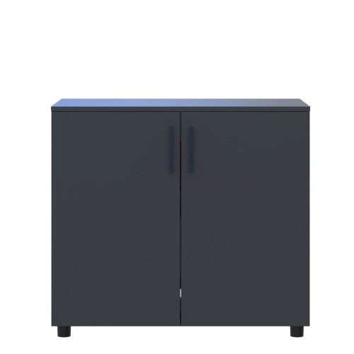 Фото тумби ТОРН 2 ДСП ДОРОС (DOROS) антрацит – вигляд спереду