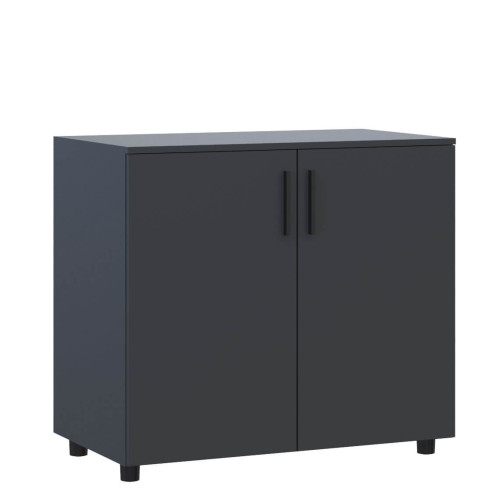 Фото тумби ТОРН 2 ДСП ДОРОС (DOROS) антрацит – вигляд збоку