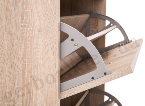 Фото двухрядной кассеты тумбы для обуви SZFK BUT_3K TOP-MIX VMV Holding дуб сонома